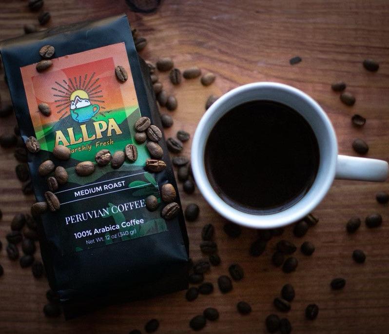 Allpa Peruvian Coffee | Medium Roast | Whole Bean 12oz