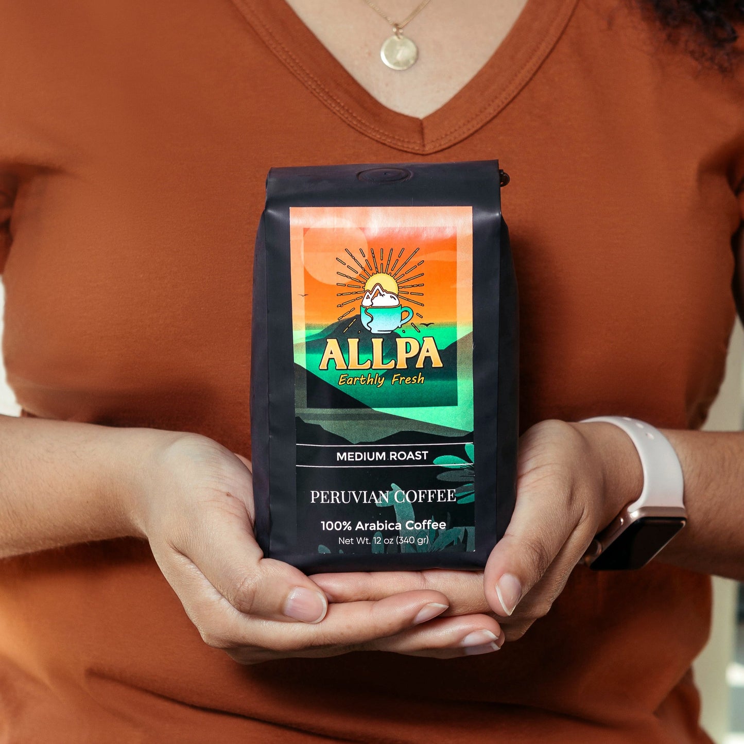 Allpa Peruvian Coffee | Medium Roast | Whole Bean 12oz