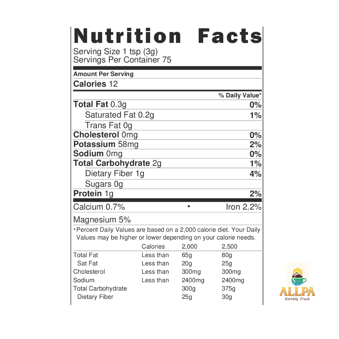 Allpa Organic Peruvian Cacao Powder 8oz