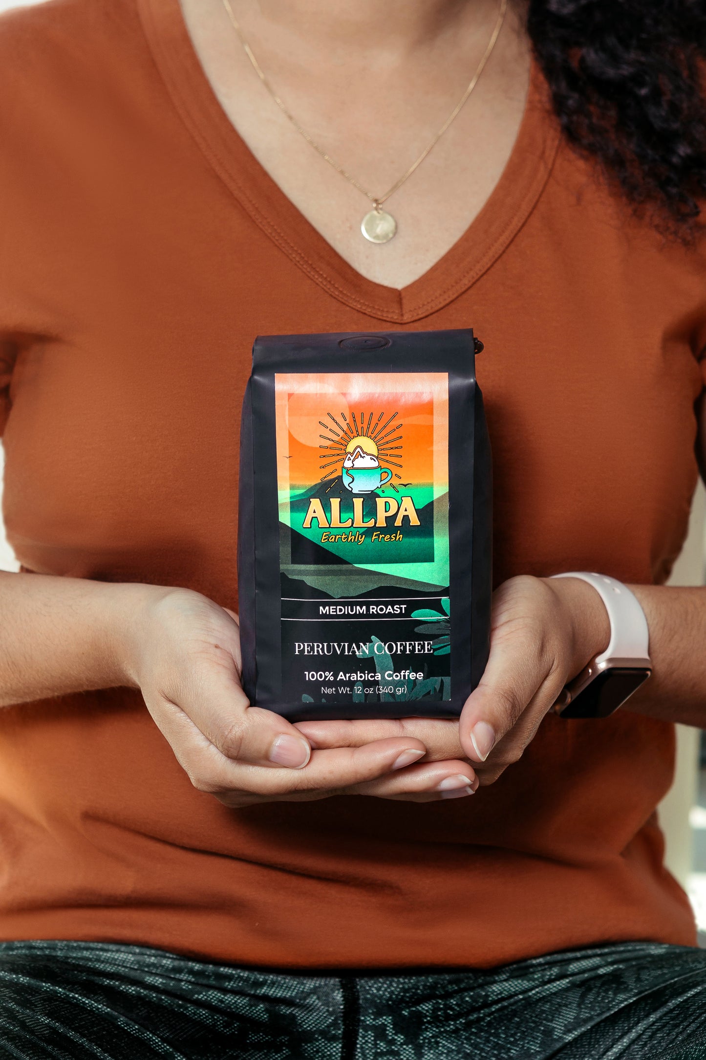 Allpa Peruvian Coffee | Medium Roast | Whole Bean 12oz